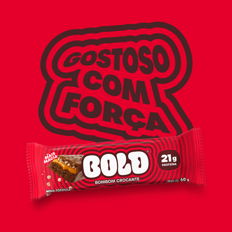 CAIXA B0LD BOMBOM CROCANTE - 12 UNIDADES