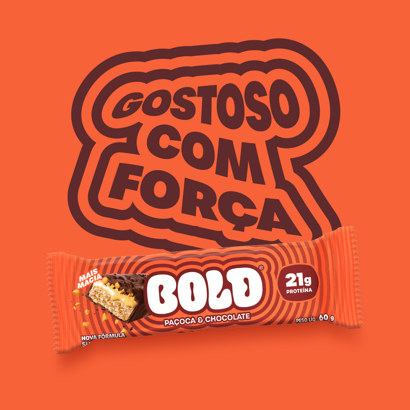 CAIXA B0LD PAÇOCA & CHOCOLATE - 12 UNIDADES