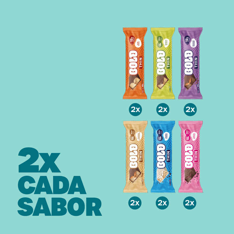 CAIXA MISTA THIN - 12 UNIDADES