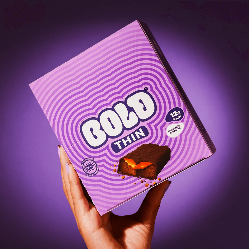 CAIXA THIN CARAMELO CROCANTE - 12 UNIDADES