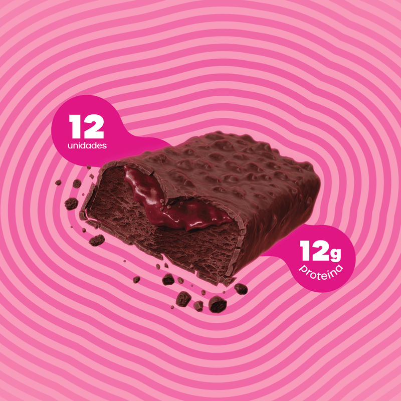 CAIXA THIN TRUFA DE MORANGO - 12 UNIDADES