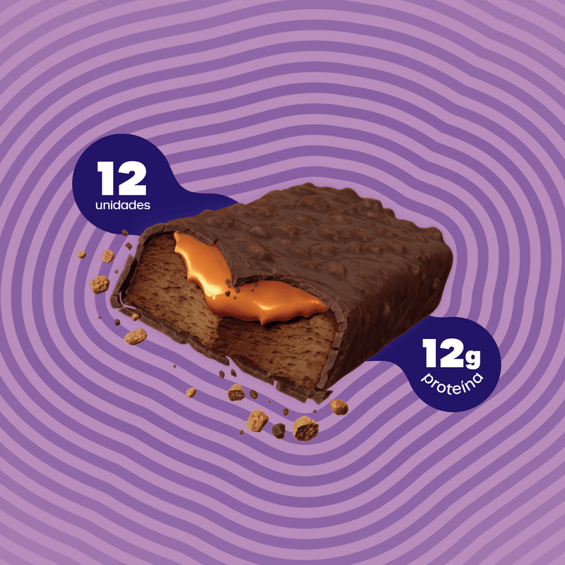 CAIXA THIN CARAMELO CROCANTE - 12 UNIDADES