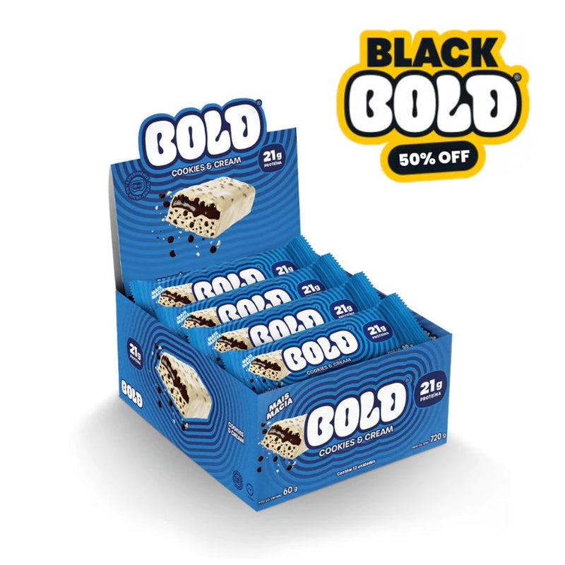 CAIXA B0LD COOKIES & CREAM - 12 UNIDADES