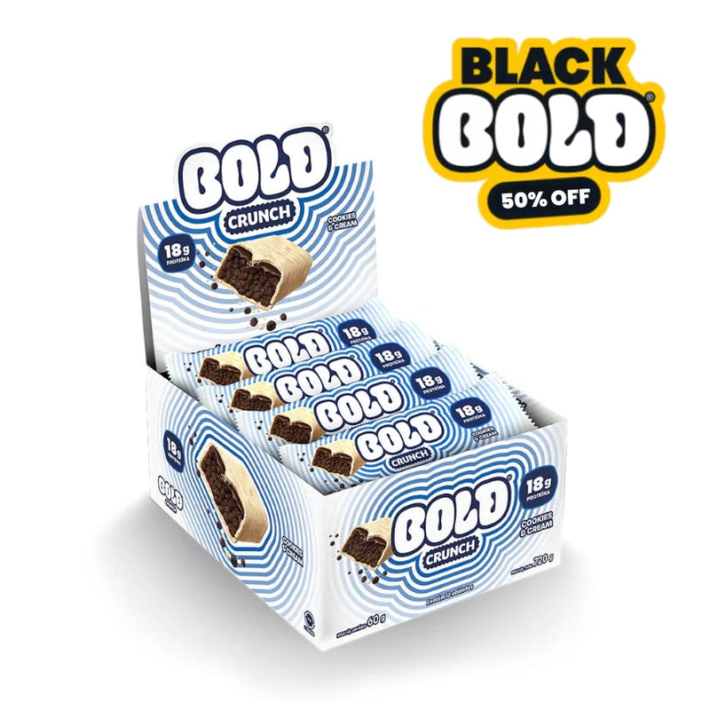 CAIXA CRUNCH COOKIES & CREAM - 12 UNIDADES