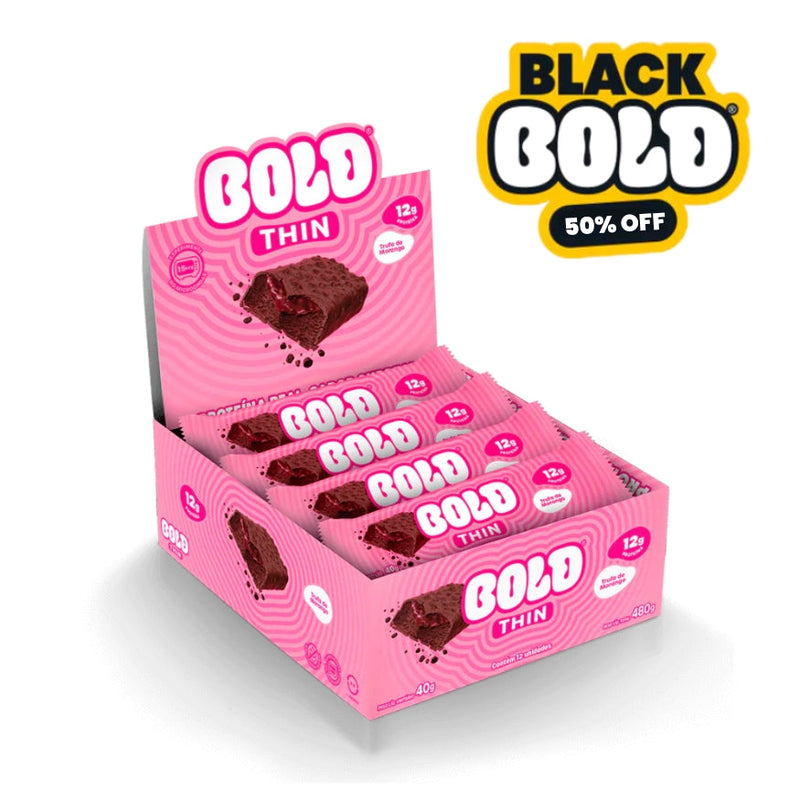 CAIXA THIN TRUFA DE MORANGO - 12 UNIDADES