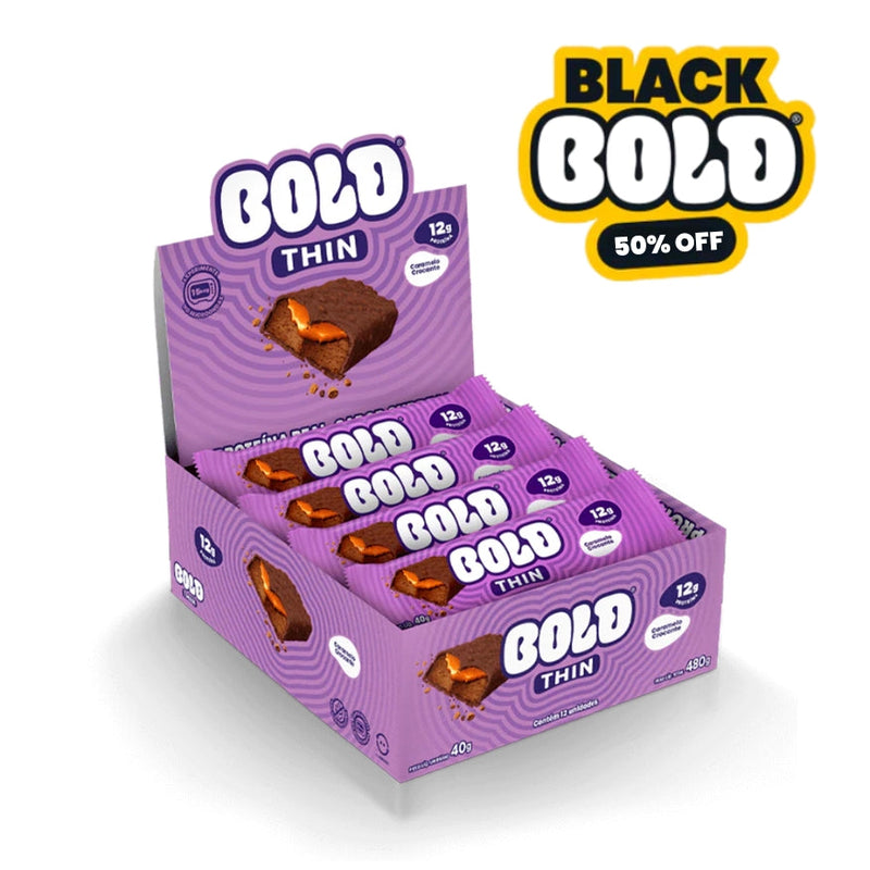 CAIXA THIN CARAMELO CROCANTE - 12 UNIDADES