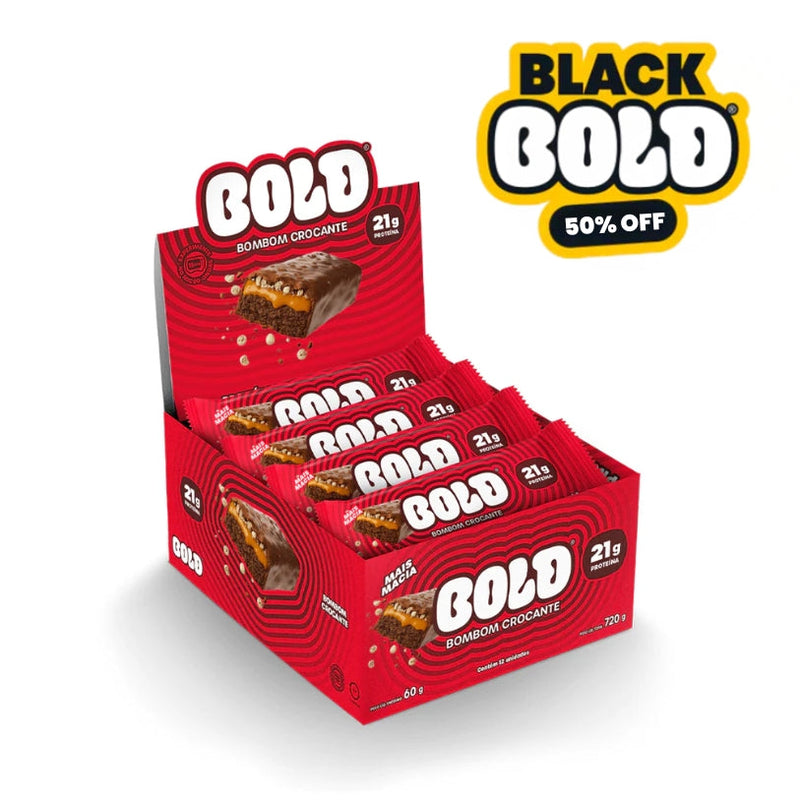 CAIXA B0LD BOMBOM CROCANTE - 12 UNIDADES