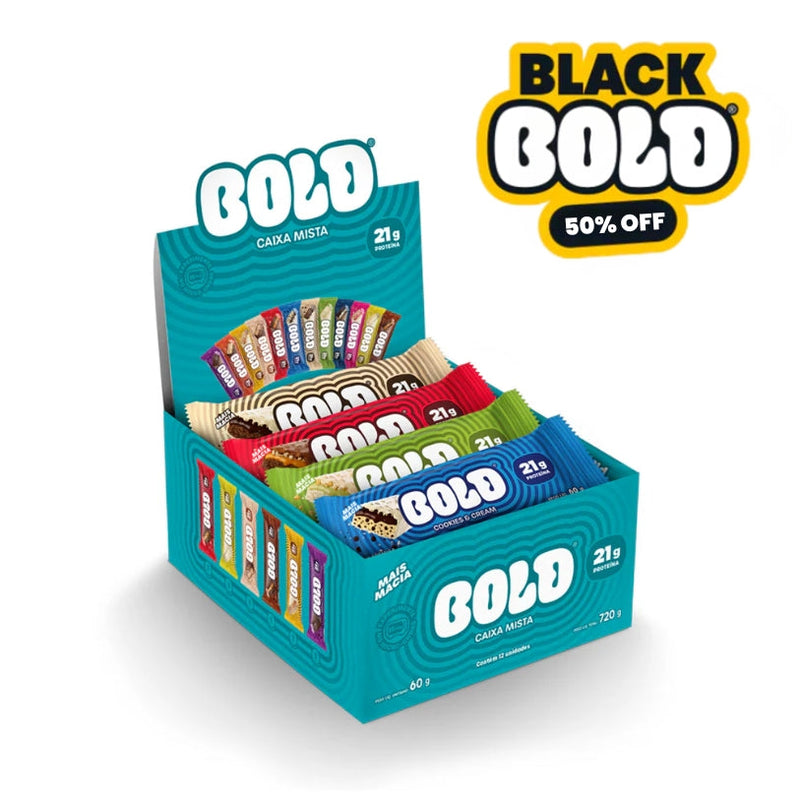 CAIXA B0LD  MISTA - 12 UNIDADES