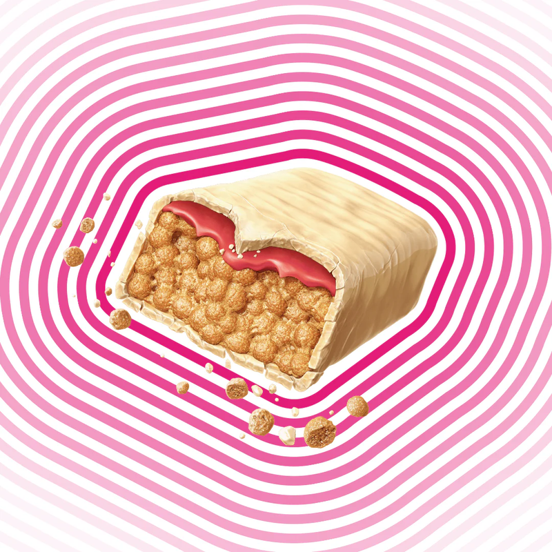 CAIXA CRUNCH MORANGO & CHANTILLY - 12 UNIDADES