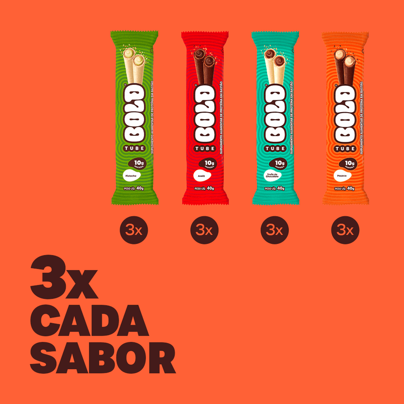 CAIXA MISTA TUBE - 12 UNIDADES